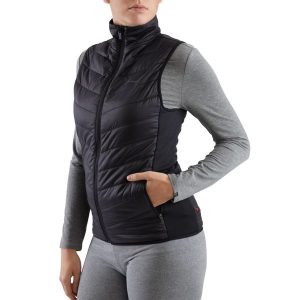 Kamizelka trekkingowa damska Viking Becky Pro Primaloft. Czarne kamizelki Viking, xl, bez wzorów, bez kołnierzyka, bez ramiączek, bez kaptura. W wyprzedaży za 135,00 zł.