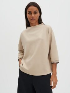 Someday Bluza w kolorze beżowym rozmiar: 36. Brązowe bluzy someday., bez wzorów, bez kaptura. Za 144,95 zł.