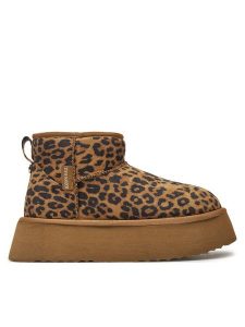 Steve Madden Śniegowce Campfire SM11002737 Brązowy. Brązowe buty zimowe Steve Madden, ze skóry, bez obcasa, bez zapięcia. Za 559,99 zł.