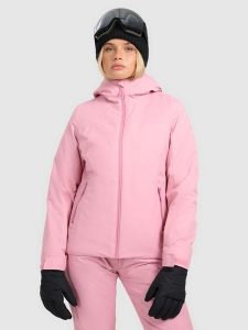 4F Kurtka narciarska membrana 5000 damska - różowa XL. Czerwone kurtki 4f, na zimę, m, bez wzorów, z dzianiny, z kapturem. Za 349,99 zł.