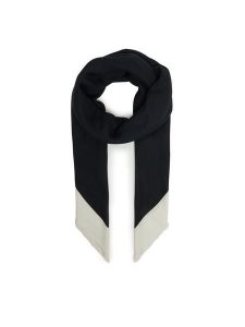 Calvin Klein Chusta Bold Logo LV04F8052G Czarny. Czarne apaszki i chusty Calvin Klein, bez wzorów, z materiału. Za 169,99 zł.