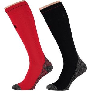 Skarpety kompresyjne do biegania Xtreme, 2 par, Multi Czerwony. Czerwone skarpetki XTREME SOCKSWEAR, bez wzorów. Za 142,99 zł.