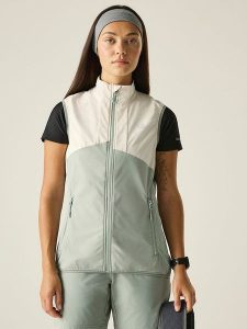 Dare 2b Kamizelka funkcyjna "Nomadic" w kolorze kremowo-miętowym rozmiar: 40. Zielone kamizelki Dare 2b, bez wzorów, bez kołnierzyka, bez ramiączek, bez kaptura. Za 135,81 zł.