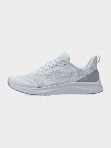 4F Buty sportowe CIRCLE damskie - białe 36. Białe buty sportowe 4f, bez wzorów, z tworzywa sztucznego, bez zapięcia. Za 249,99 zł.