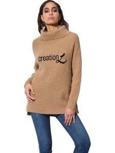 WITT WEIDEN Sweter w kolorze beżowym rozmiar: 46. Brązowe golfy WITT WEIDEN, bez wzorów. Za 60,99 zł.