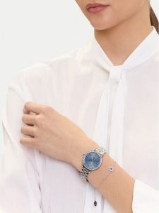 U.S. Polo Assn. Zestaw zegarek i bransoletka Faith USP6392TW Srebrny. Szare, analogowe zegarki U.S. Polo Assn. Za 539,99 zł.