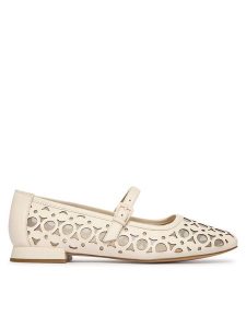 Caprice Baleriny 9-22511-46 Beżowy. Brązowe balerinki Caprice, bez wzorów, ze skóry, bez obcasa, bez zapięcia. Za 275,99 zł.