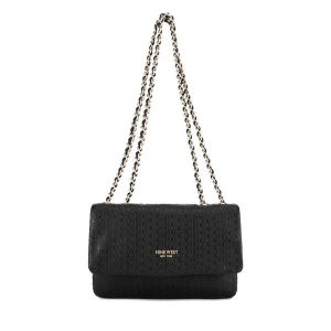 Torebka Nine West. Czarne torebki klasyczne Nine West, bez wzorów, bez dodatków. Za 229,99 zł.