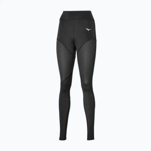 Legginsy do biegania damskie Mizuno BT. Czarne legginsy Mizuno, bez wzorów, z materiału, długie. Za 139,99 zł.