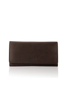 SPARWELL Skórzany portfel "Luisa" w kolorze brązowym - 19 x 9,5 x 2,5 cm rozmiar: onesize. Brązowe portfele SPARWELL, bez wzorów, z materiału. Za 86,99 zł.