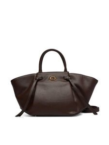 Guess Torebka Allegra HWBG22 37060 Brązowy ciemny. Brązowe torebki klasyczne Guess, z aplikacjami, ze skóry, bez dodatków. Za 634,99 zł.
