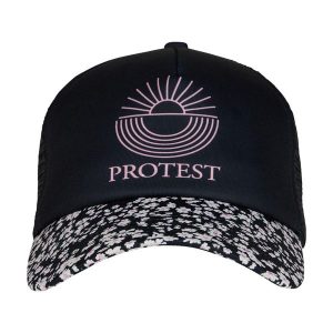 Czapka z daszkiem damska Protest Prtkeewee. Czarne czapki Protest, bez wzorów, sportowe. Za 98,99 zł.