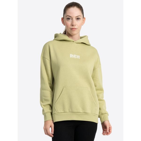 Bluza damska z kapturem Benlee Lorena. Białe bluzy BENLEE, bez wzorów, z kapturem. Za 234,50 zł.