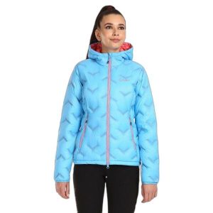 Damska kurtka puchowa Kilpi Alberta. Niebieskie kurtki Kilpi, xs, bez wzorów, z nylonu, bez kaptura. Za 525,33 zł.