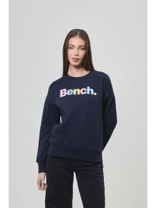 Bench Bluza "Kaufa" w kolorze granatowym rozmiar: 38. Niebieskie bluzy Bench, bez wzorów, bez kaptura. Za 135,95 zł.