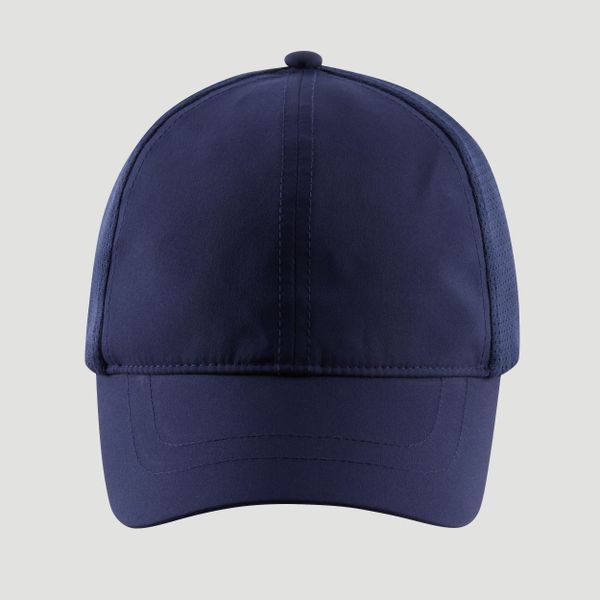 Czapka z daszkiem tenis Artengo TC100 rozmiar 54. Niebieskie czapki KUIKMA, bez wzorów, z materiału, sportowe. Za 24,99 zł.