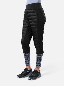 KARI TRAA Spodnie puchowe "Emilie" w kolorze czarnym rozmiar: M. Czarne spodnie dresowe Kari Traa, m, bez wzorów, z poliamidu, z podwyższonym stanem, outdoorowe. Za 437,17 zł.