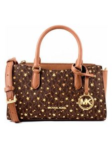 Michael Kors Torebka w kolorze brązowo-jasnobrązowym - 24 x 13 x 8 cm rozmiar: onesize. Brązowe torebki klasyczne Michael Kors, bez wzorów, z materiału, przez ramię, bez dodatków. Za 571,03 zł.
