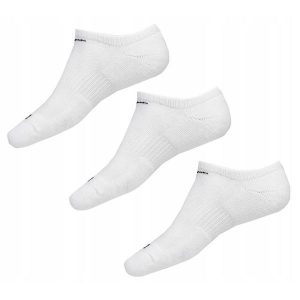 Skarpety stopki Nike Dri-FIT 3 pary białe. Białe skarpetki Nike, bez wzorów. Za 71,00 zł.