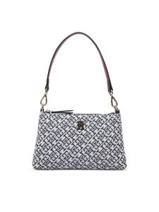 Tommy Hilfiger Torebka Th Jacquard Mini Shoulder Bag AW0AW19006 Niebieski. Niebieskie torebki klasyczne TOMMY HILFIGER, bez wzorów, z materiału, bez dodatków. Za 489,99 zł.