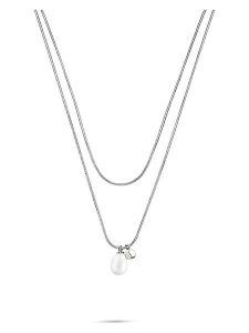 S.Oliver Naszyjnik z zawieszką - dł. 45 cm rozmiar: onesize. Szare naszyjniki s.Oliver, z perłą, ze stali. Za 100,99 zł.