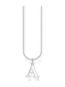 Thomas Sabo Srebrny naszyjnik z zawieszką - dł. 45 cm rozmiar: onesize. Szare naszyjniki Thomas Sabo, srebrne. Za 100,95 zł.