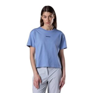 T-shirt damski Rossignol Presset. Niebieskie t-shirty Rossignol, bez wzorów, z bawełny, bez kołnierzyka, bez ramiączek. Za 251,00 zł.