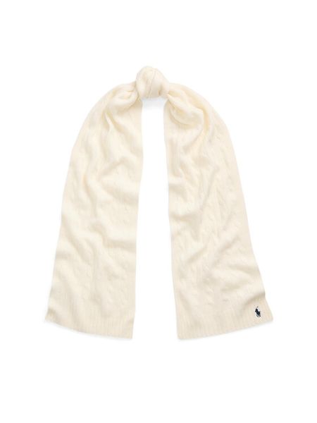 Polo Ralph Lauren Szalik 455956296002 Écru. Rękawiczki Polo Ralph Lauren, bez wzorów, z wełny. Za 679,99 zł.