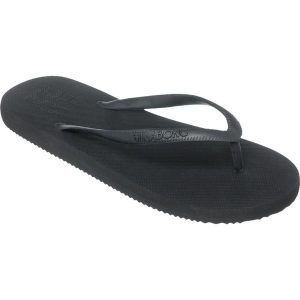 Japonki damskie Billabong Sunlight. Czarne klapki Billabong, bez wzorów, z gumy, bez obcasa. Za 55,99 zł.