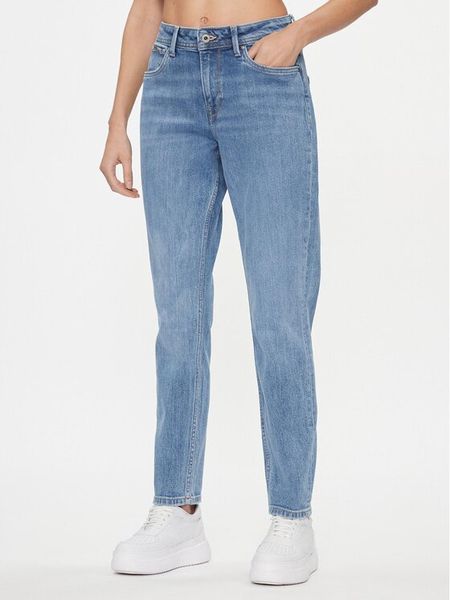 Pepe Jeans Jeansy PL204591 Niebieski Tapered Fit. Niebieskie jeansy Pepe Jeans, bez wzorów, z bawełny. Za 249,99 zł.