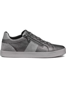 Geox Sneakersy "Blomiee" w kolorze srebrnym rozmiar: 38. Szare trampki Geox, bez wzorów, z materiału, bez zapięcia. Za 166,88 zł.