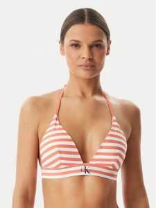 Calvin Klein Swimwear Góra od bikini LV00Q61225 Kolorowy. Bikini Calvin Klein Swimwear, bez wzorów, z syntetyku. Za 229,99 zł.