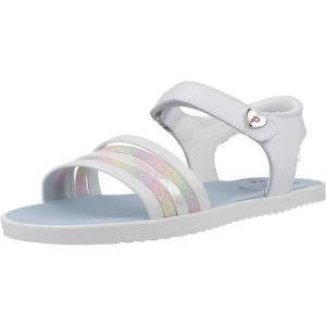 Sandały PABLOSKY 452500P Biały. Białe buty trekkingowe PABLOSKY, bez wzorów, ze skóry, bez obcasa, bez zapięcia. Za 254,99 zł.