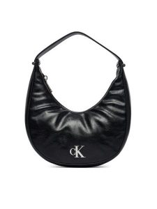 Calvin Klein Torebka Buckle Small Bag LV04F3513G Czarny. Czarne torebki klasyczne Calvin Klein, bez wzorów, ze skóry, bez dodatków. Za 409,99 zł.