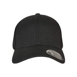 Czapka Z Daszkiem Z Siatki Ripstop. Zielone czapki FLEXFIT, bez wzorów, z bawełny. Za 99,99 zł.