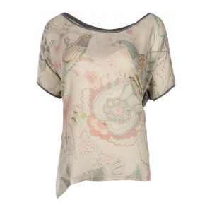 Desigual Desigual T-Shirt Damski Clarette S Szary. T-shirty marki Desigual. W wyprzedaży za 186,00 zł.