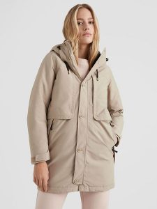 O'Neill Parka "Explorer" w kolorze beżowym rozmiar: S. Brązowe płaszcze O'Neill, m, bez wzorów, z materiału, bez kaptura. Za 404,10 zł.