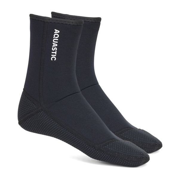 Skarpety neoprenowe AQUASTIC Wintstick Socks. Czarne skarpetki AQUASTIC, bez wzorów, z neoprenu. Za 53,99 zł.