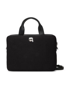 KARL LAGERFELD Torba na laptopa A1W32103 Czarny. Czarne torebki klasyczne KARL LAGERFELD, bez wzorów, z materiału, bez dodatków. Za 559,99 zł.