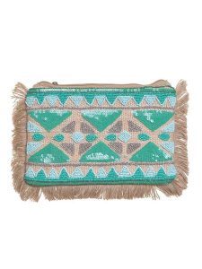 BLE Kopertówka w kolorze jasnobrązowym - 32 x 21 x 2 cm rozmiar: onesize. Brązowe torebki wieczorowe BLE, bez wzorów, z materiału, bez dodatków. Za 69,45 zł.