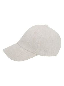MOSS COPENHAGEN Czapka w kolorze kremowym rozmiar: onesize. Brązowe czapki Moss Copenhagen, bez wzorów. Za 105,38 zł.