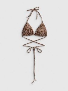 4F Góra od bikini damska - brązowa L. Brązowe bikini 4f, bez wzorów. Za 59,99 zł.