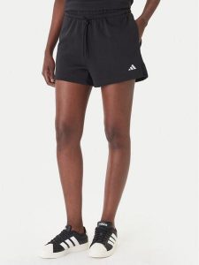 Adidas Szorty sportowe Essentials Small Logo Feel Cozy JC5925 Czarny Regular Fit. Czarne spodenki sportowe ADIDAS, l, bez wzorów, z bawełny. Za 129,99 zł.