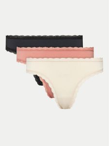 Guess Komplet 3 par fig klasycznych O4YG05 KBS50 Kolorowy. Komplety bielizny Guess, z aplikacjami, z syntetyku. Za 99,99 zł.