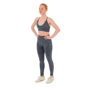 Damski zestaw sportowy Xtreme - legginsy + biustonosz sportowy - Antracyt. Szare legginsy XTREME SOCKSWEAR, bez wzorów. Za 177,99 zł.