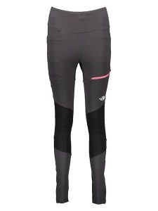 The North Face Legginsy turystyczne w kolorze czarno-szarym rozmiar: 40. Czarne legginsy The North Face, bez wzorów, z materiału, outdoorowe. Za 267,92 zł.