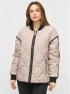 TicketWOMAN Kurtka przejściowa "Calip" w kolorze beżowym rozmiar: 34. Brązowe kurtki TicketWOMAN, bez wzorów, bez kaptura. Za 230,99 zł.