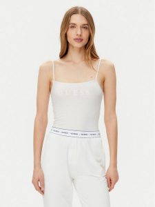 Guess Body O5RM11 KBBU1 Niebieski. Niebieskie body i gorsety Guess, z aplikacjami, z bawełny. Za 79,99 zł.