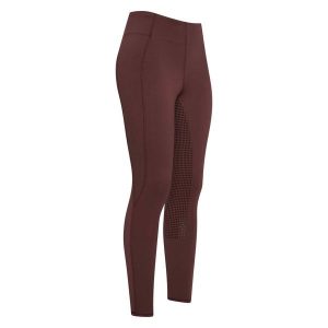 Damskie legginsy jeździeckie z pełną przyczepnością Easy Rider Livia. Czerwone legginsy EASY RIDER, bez wzorów, z materiału, z podwyższonym stanem. Za 304,50 zł.