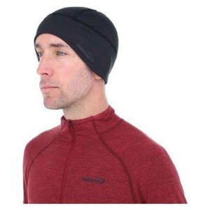 Czapka do biegania Inov-8 Running Beanie - black. Czarne czapki Inov-8, bez wzorów, sportowe. Za 65,99 zł.